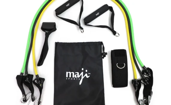 Maji Sports Full-Body Resistance Training Workout Tube Kit – Premium Home Gym Equipment for Strength, Flexibility, and Mobility
