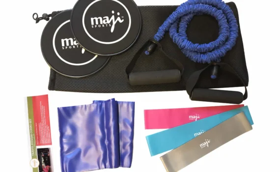 Maji Sports Resistance and Core Fitness Training Bundle – Ultimate Workout Set for Strength, Tone, and Flexibility