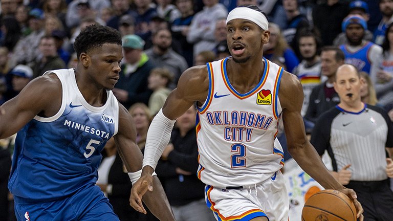 Anthony Edwards e Shai Gilgeous