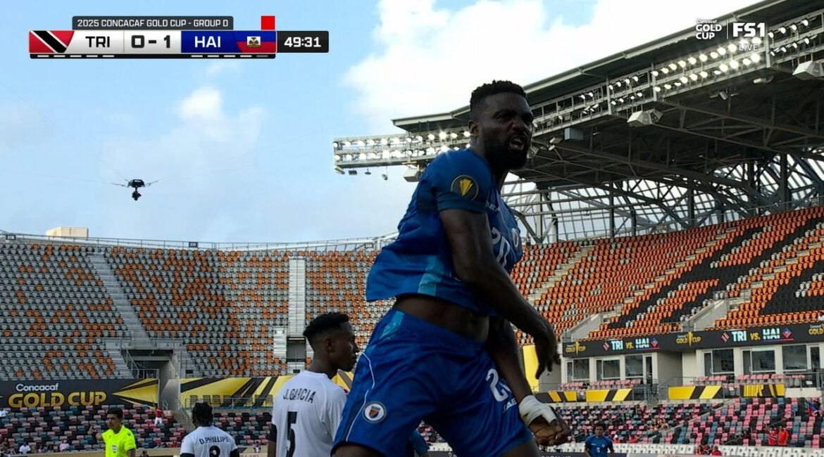 Haiti's Frantzdy Pierrot opens the score against Trinidad and Tobago 2 0ld9s1pqk0cv164t
