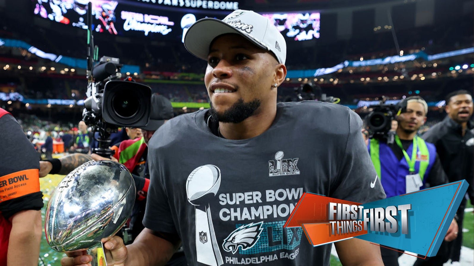 Will Saquon Barkley drop off this season? 