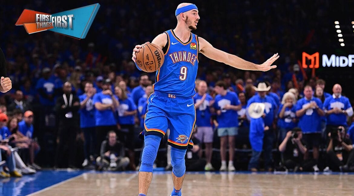 Alex Caruso moves up for two-way play on the latest NBA Finals King of the Hill | First Things First 1 85el1tswjcj3wwvg