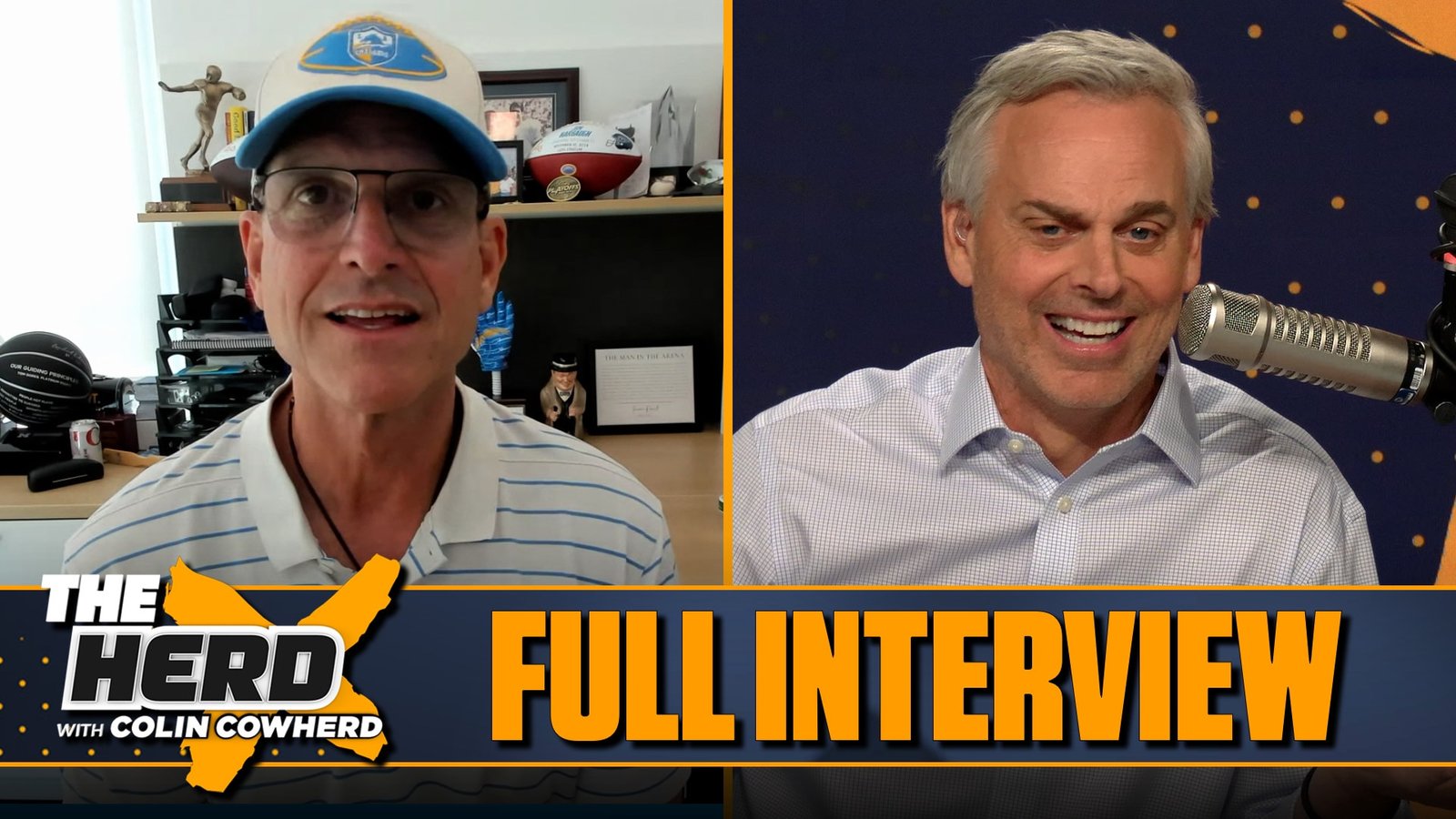 Jim Harbaugh on Chargers culture Justin Herbert AFC West competition