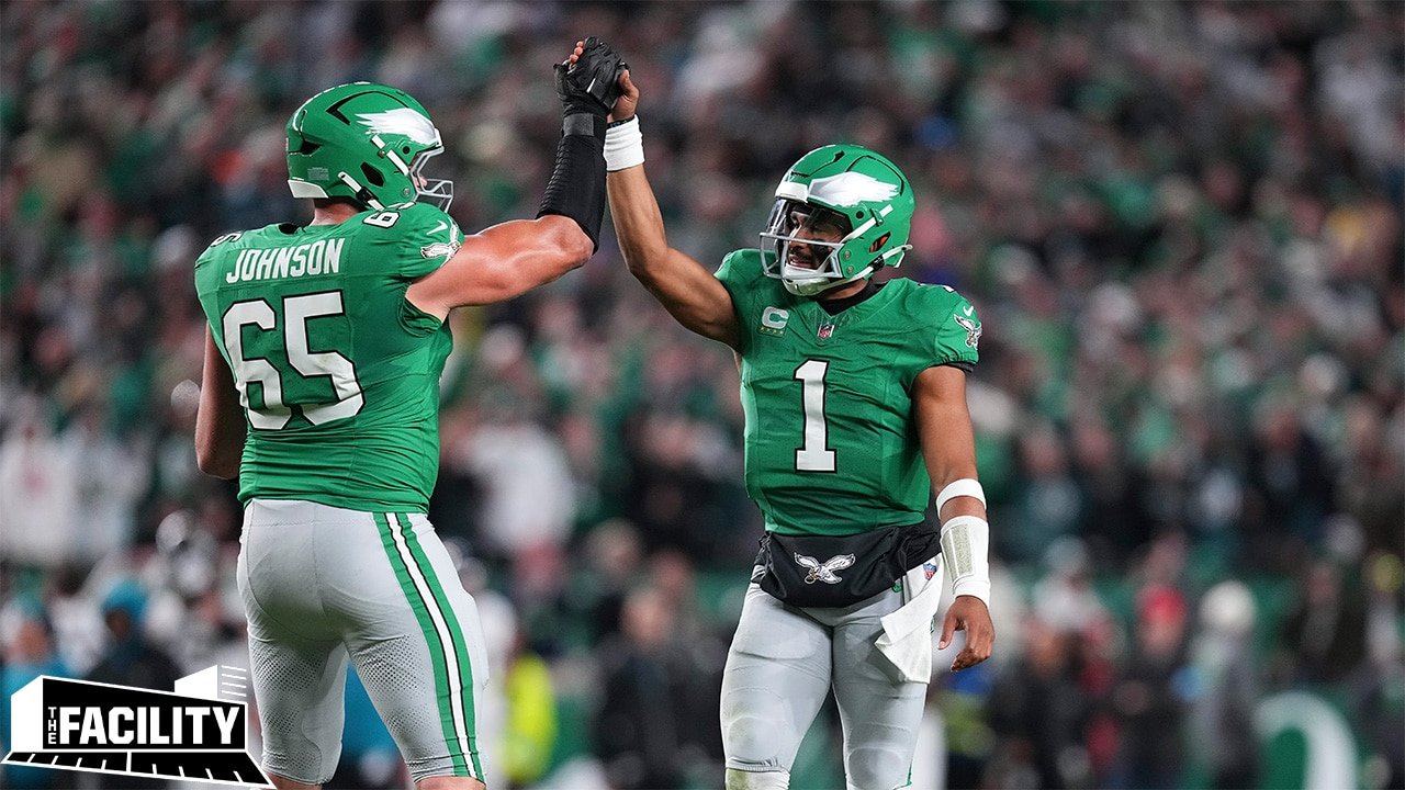 Lane Johnson on Jalen Hurts growth and what makes him