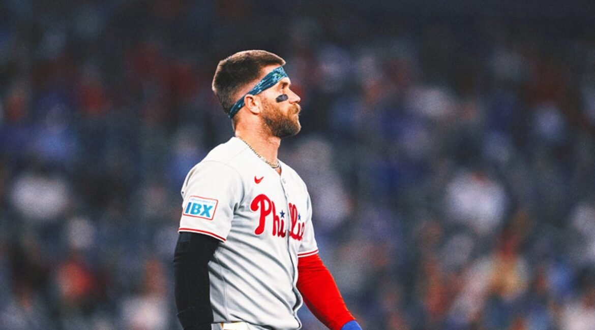 Phillies place Bryce Harper on injured list with wrist inflammation 2 harper2