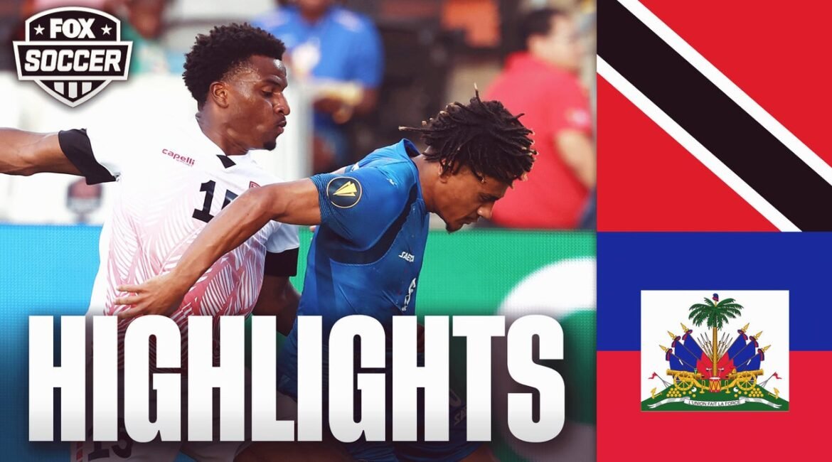 Trinidad and Tobago vs. Haiti Concacaf Gold Cup Highlights | FOX Soccer 2 lj0oiq81lx2sf08z