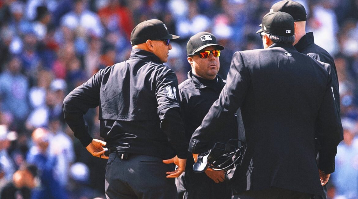 MLB could introduce Automated Ball-Strike System in 2026 season 2 mlb umps horizontal
