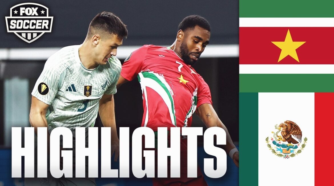 Suriname vs. Mexico Concacaf Gold Cup Highlights | FOX Soccer 2 ugn3mvudd094xiqs