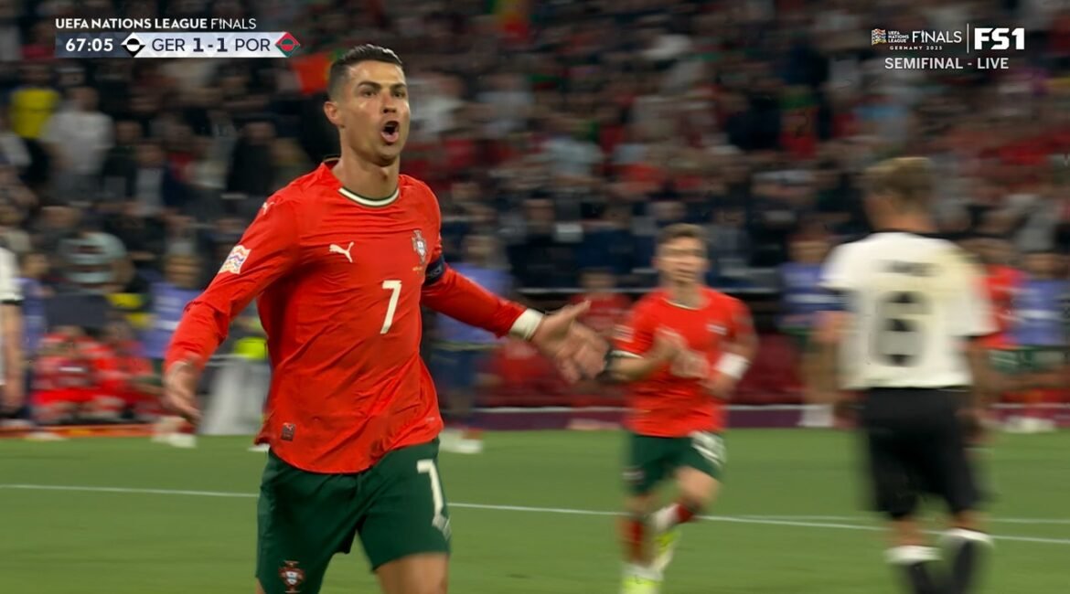 Cristiano Ronaldo scores to give Portugal a 2-1 lead over Germany 2 wb1058yxcuct2v6v