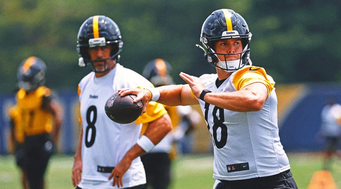 Will Howard 'fired up' to learn from Aaron Rodgers as his backup QB 2 will howard horizontal