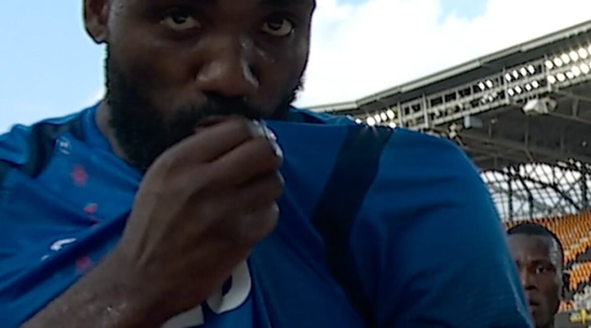 Frantzdy Pierrot's goal gives Haiti a 1-0 lead over Trinidad and Tobago 2 y9l412y8qgyfw5kc