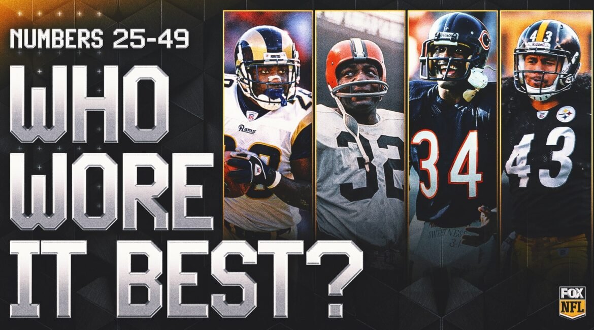 Who Wore It Best? The Greatest NFL Players by Jersey Number, 25-49 3 25 49 whoworeitbest nfl editorial 16x9 1