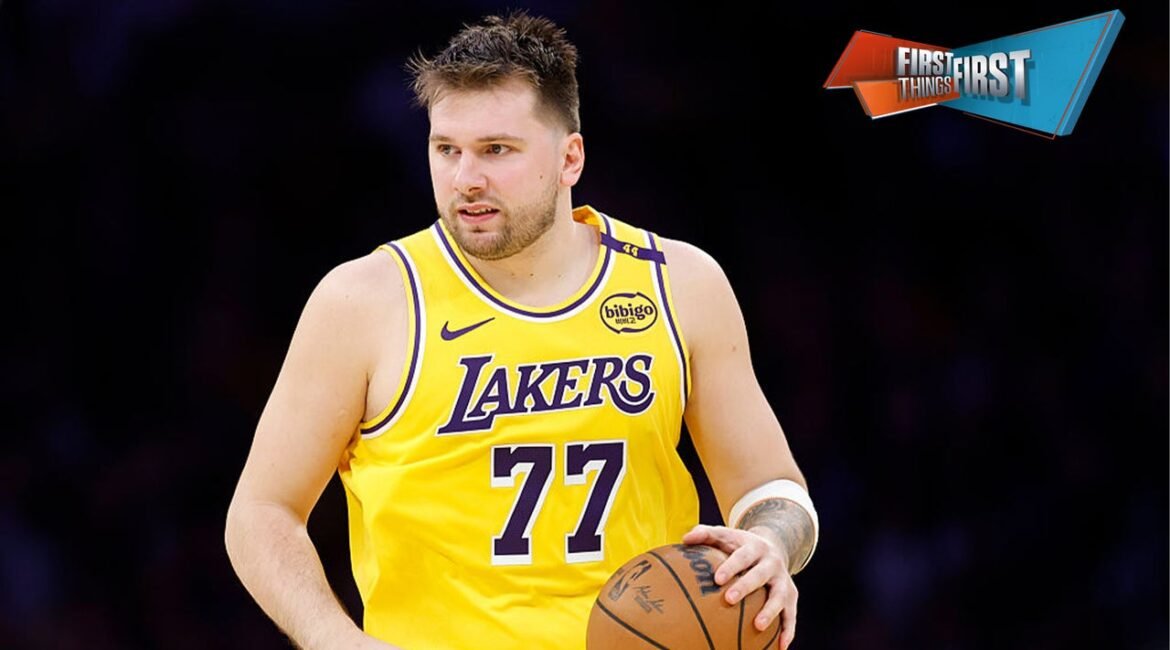 Lakers are a 'real threat' if Luka Doncic returns in Men's Health cover form | First Things First 1 t7ila8gx47q4c93d