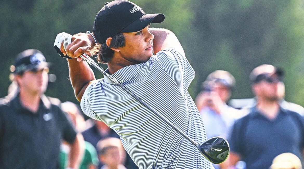 Tiger Woods' Son, Charlie, Makes Ace in Junior Players Championship 2 charlie woods