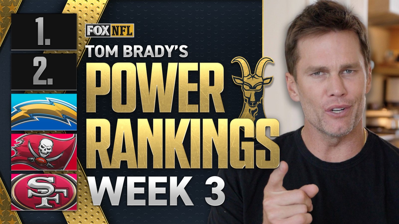 Tom Bradys Week 3 Power Rankings