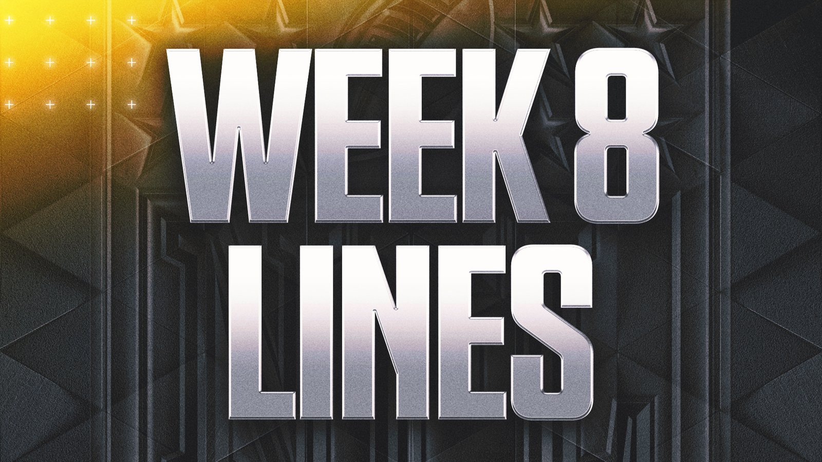 2025 NFL Odds Week 8 Lines Spreads for all 13