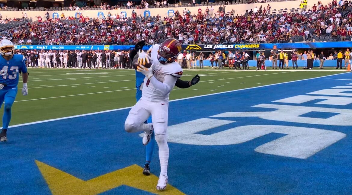 Jayden Daniels finds Deebo Samuel for 8-yard TD, sealing Commanders' win over Chargers | NFL Highlights 2 53bjcrl8nd93sf4r