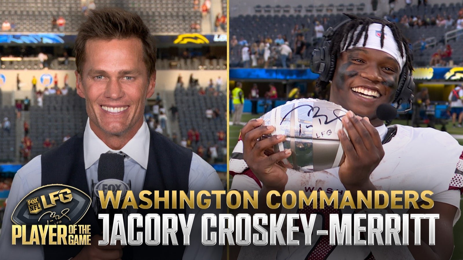 Tom Brady’s LFG Player of the Game: Commanders RB Jacory Croskey-Merritt 🏆 Week 5 DIGITAL EXCLUSIVE
