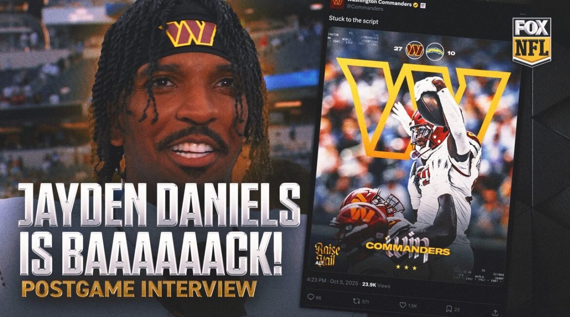 Jayden Daniels on injury concerns: "Everybody can stop talking on social media about the brace...I am good" 2 qhoko8k5y3ypve2f