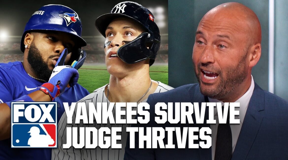 Yankees ‘Have Something Cooking’ 🔥 Derek Jeter, A-Rod & Big Papi react to Game 3 win vs. Blue Jays 2 wmsc335grsb313bf