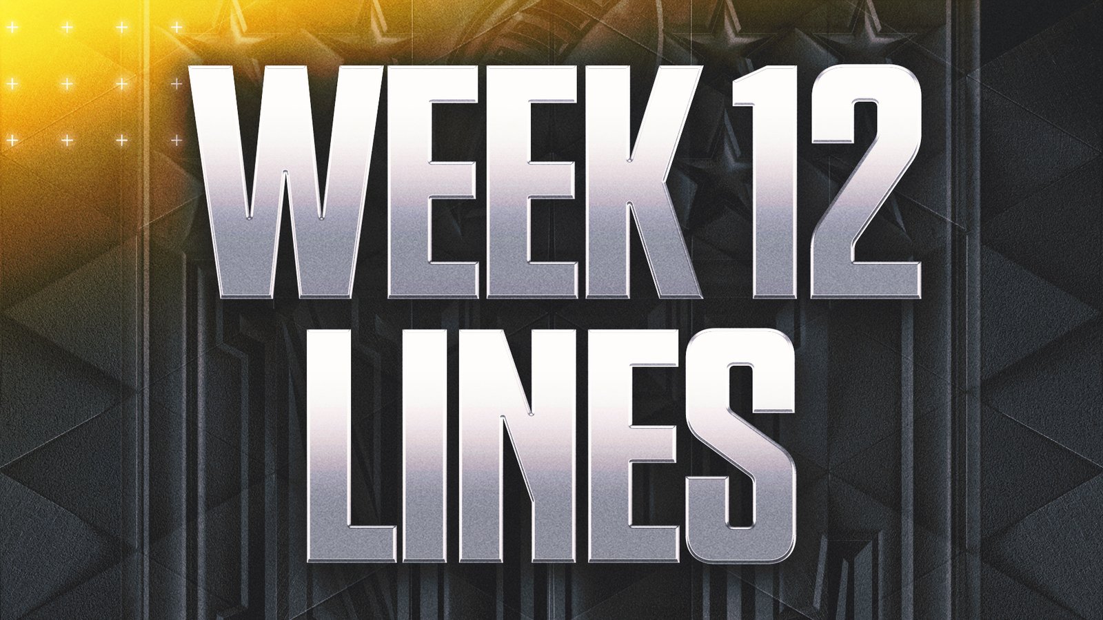 2025 NFL Odds Week 12 Lines Spreads for all 14