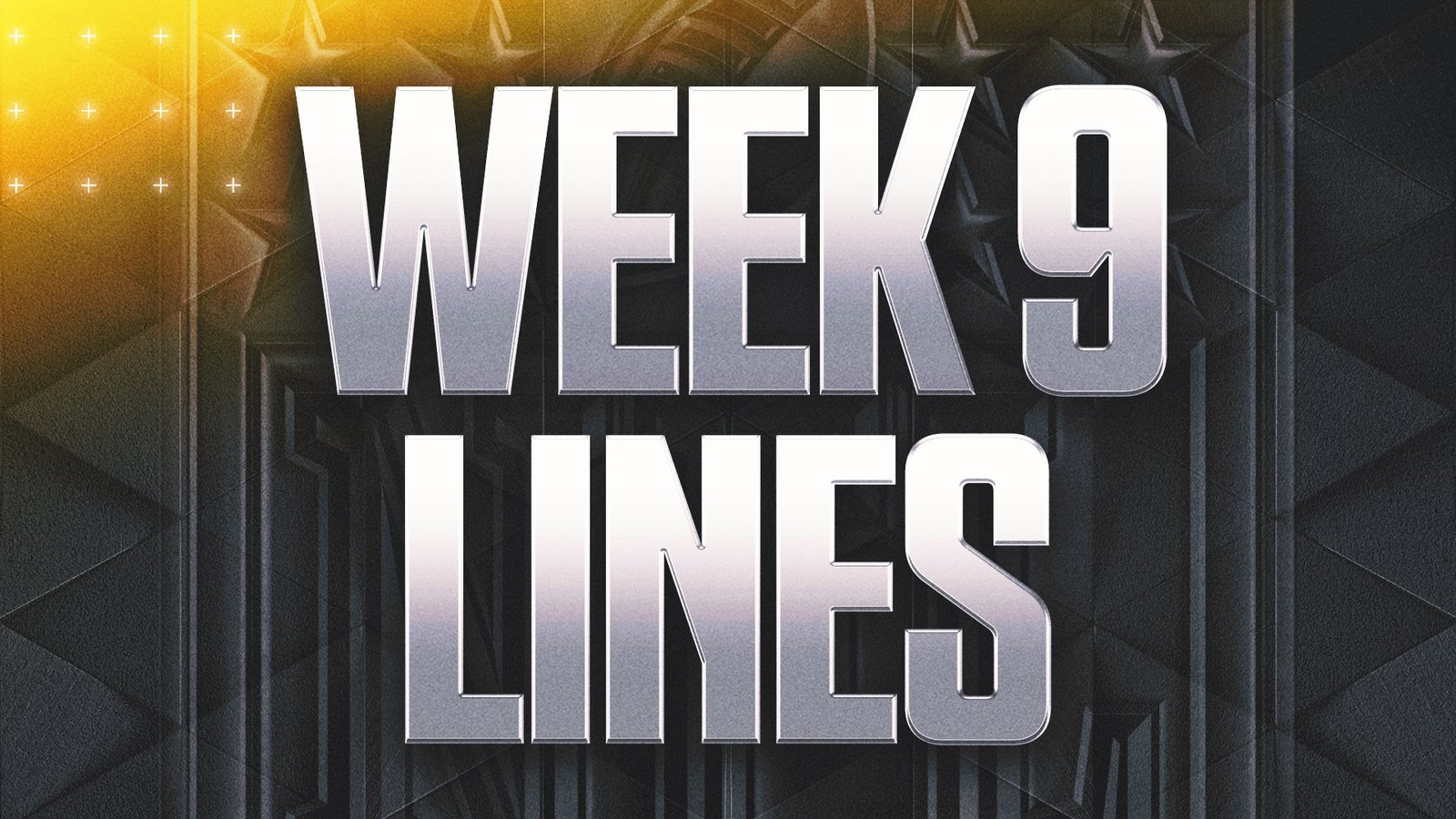 2025 NFL Odds Week 9 Lines Spreads for all 14