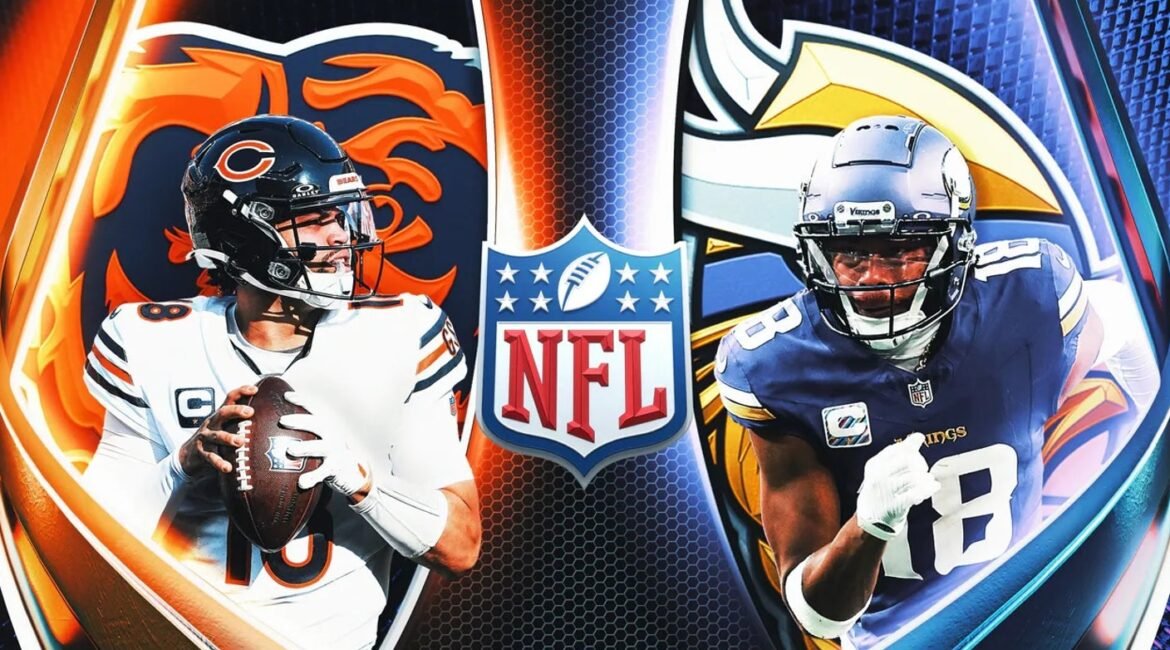 d epi201995hces chip chicago bears minnesota vikings football nfl marquee 2025 serieslist