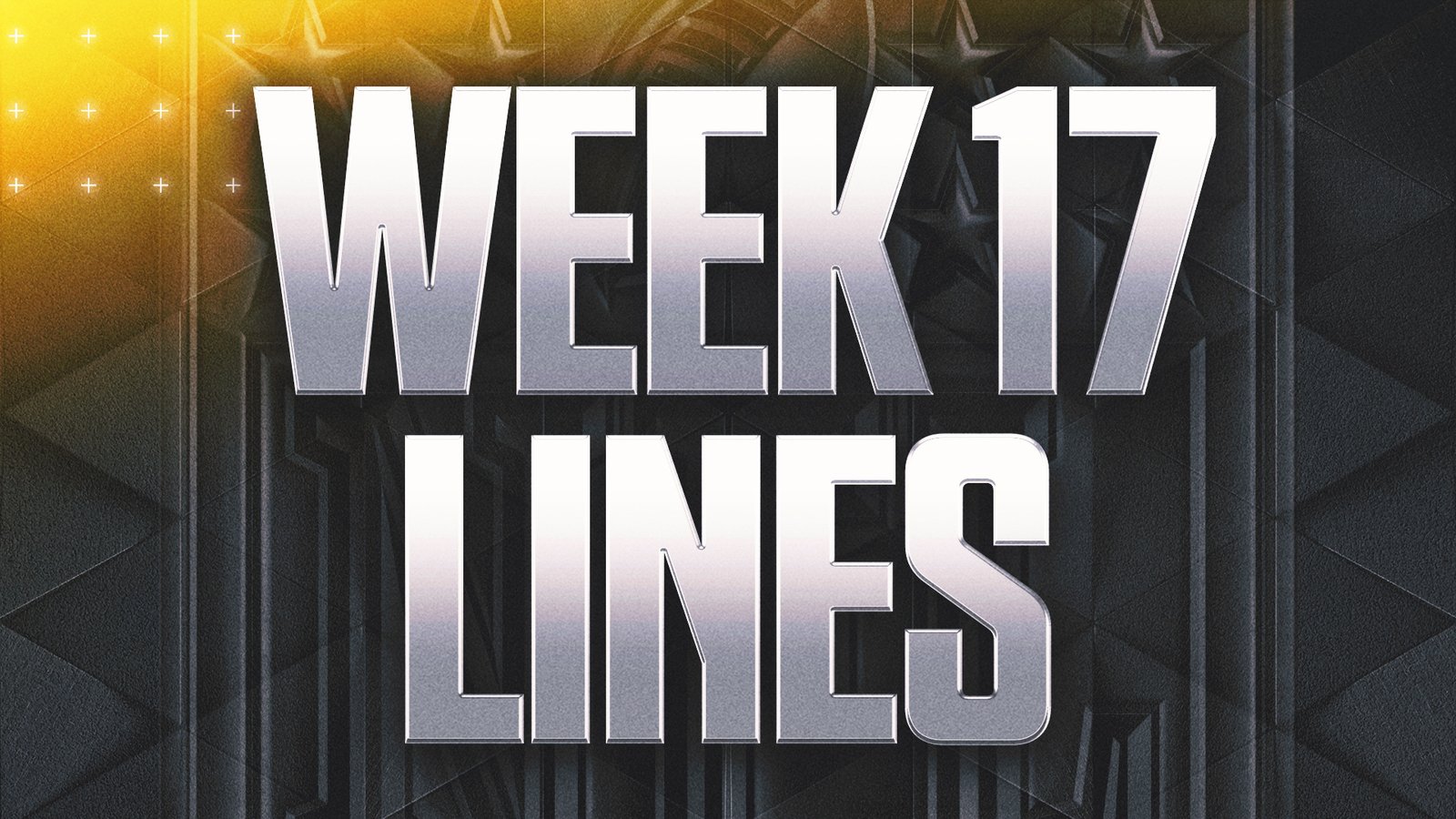 2025 NFL Odds Week 17 Lines Spreads for all 16