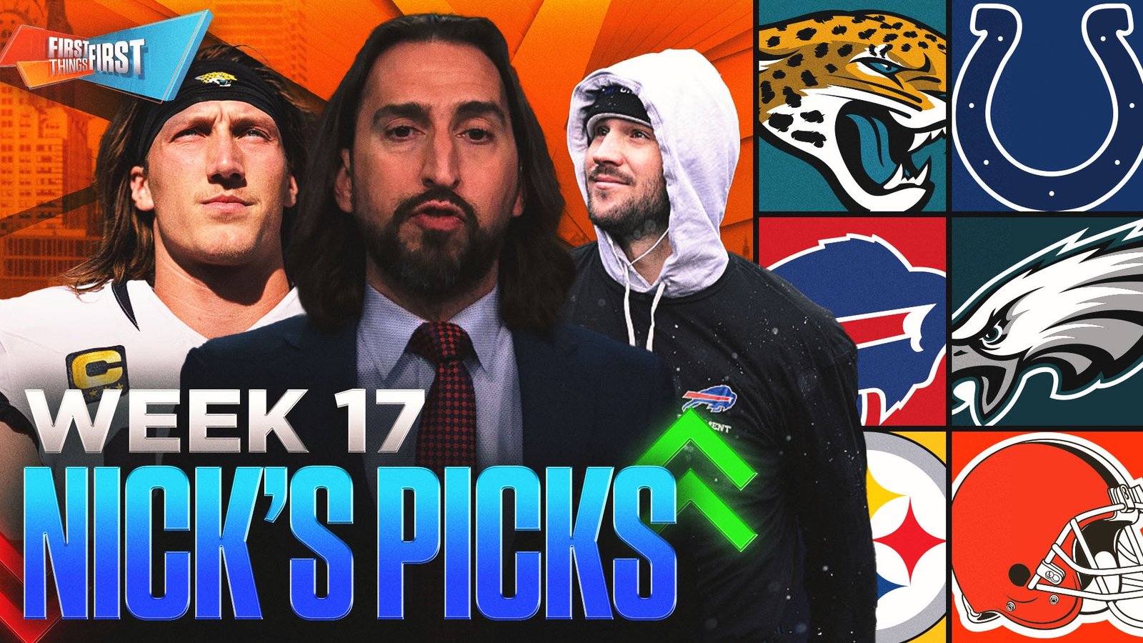 Hammer Jaguars Steelers and Bills as favorites in Nick Wright039s