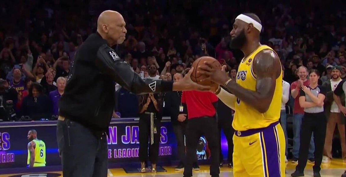 LeBron James Kareem Abdul Jabbar