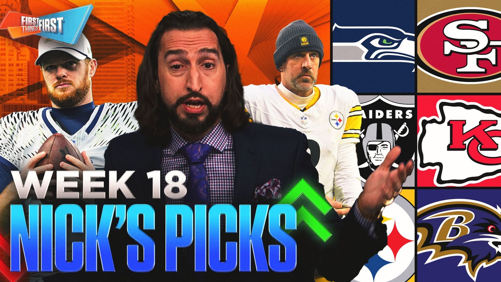 Nick Wright unveils a SURPRISING Week 18 underdog Seahawks highlight