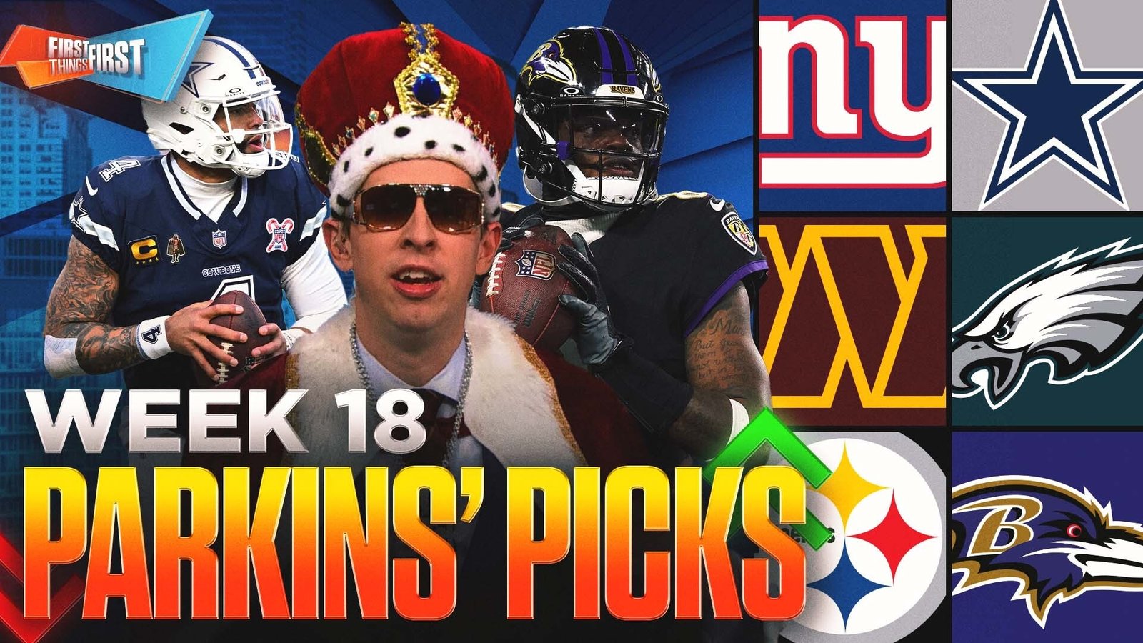 Parkins039 Picks for Week 18 Wil the Ravens or Steelers