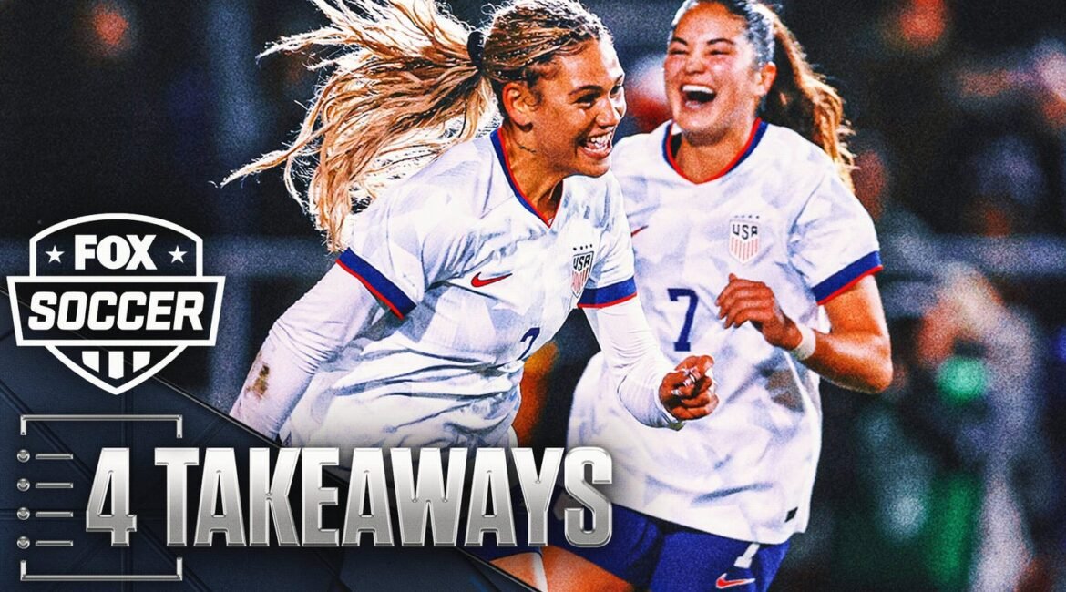 4 Takeaways From the USA's Dominant January Camp: Trinity Rodman Leads The Way 1 trinitymain