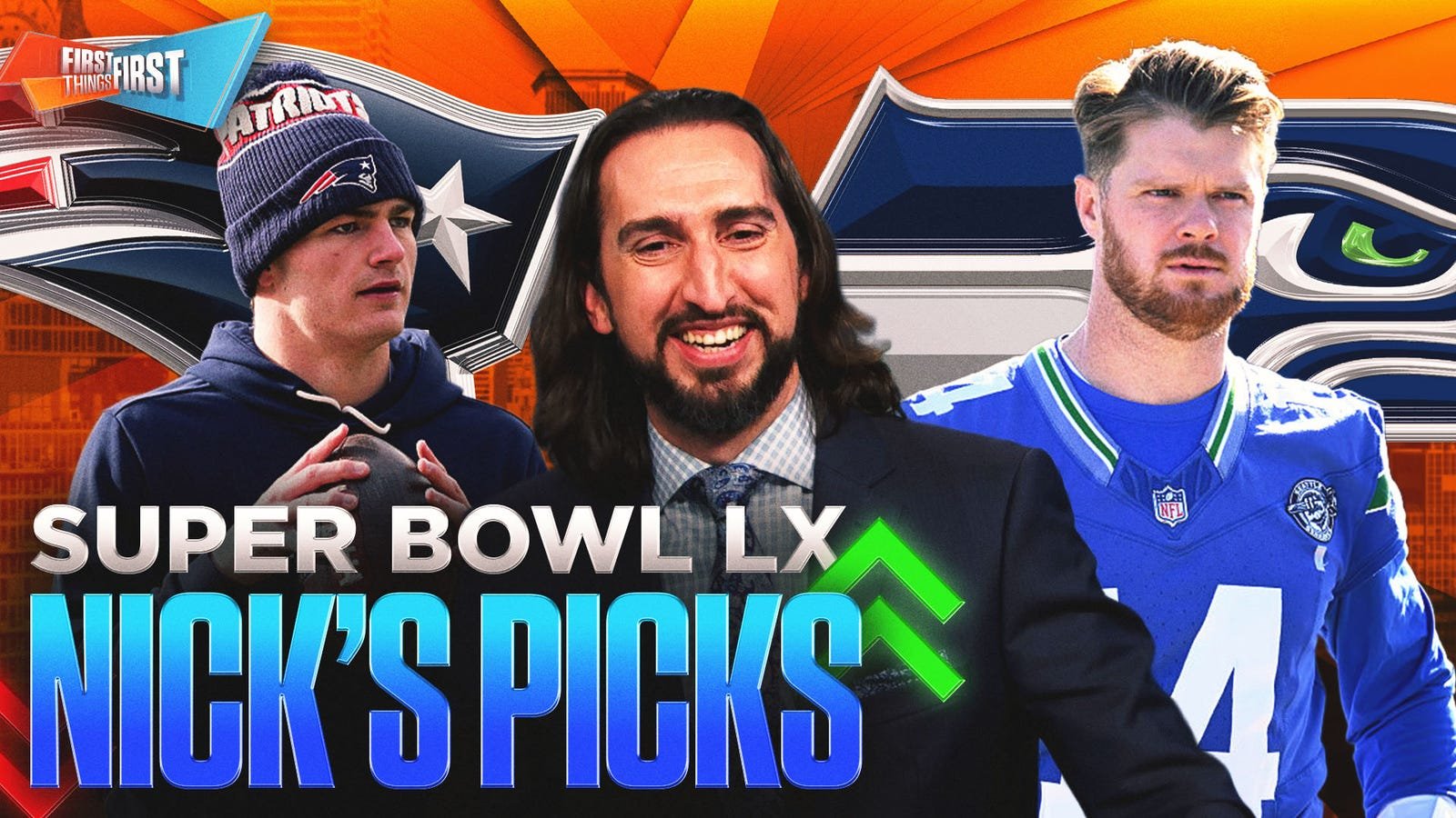 5 Takeaways From Super Bowl Week: Drake Maye the Next Eli? Update on Kyler's Future 3 Nick Wright unveils his Super Bowl LX pick, Patriots and Seahawks prop bets 💰 | First Things First