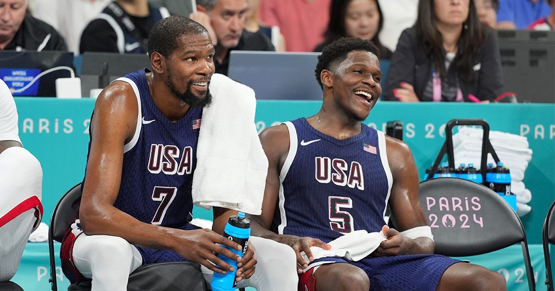 Kevin Durant e Anthony Edwards
