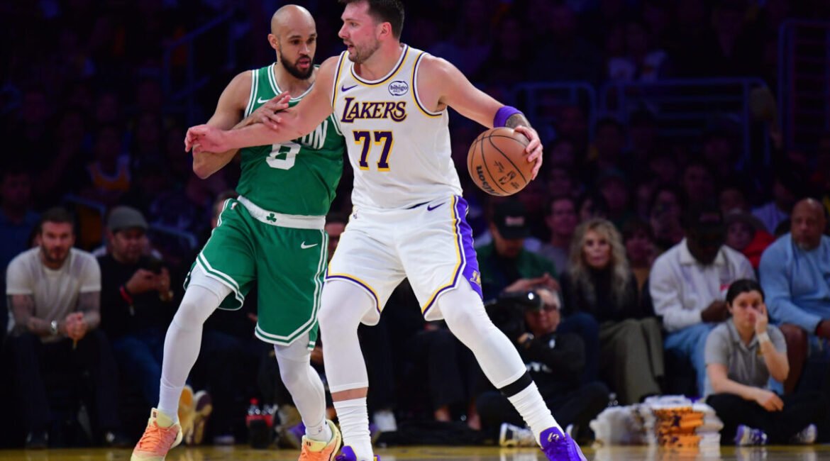 Lakers Overwhelmed by Celtics, Doncic: “We’re Not a Contender” 1 USATSI 28317782 scaled e1771837414309