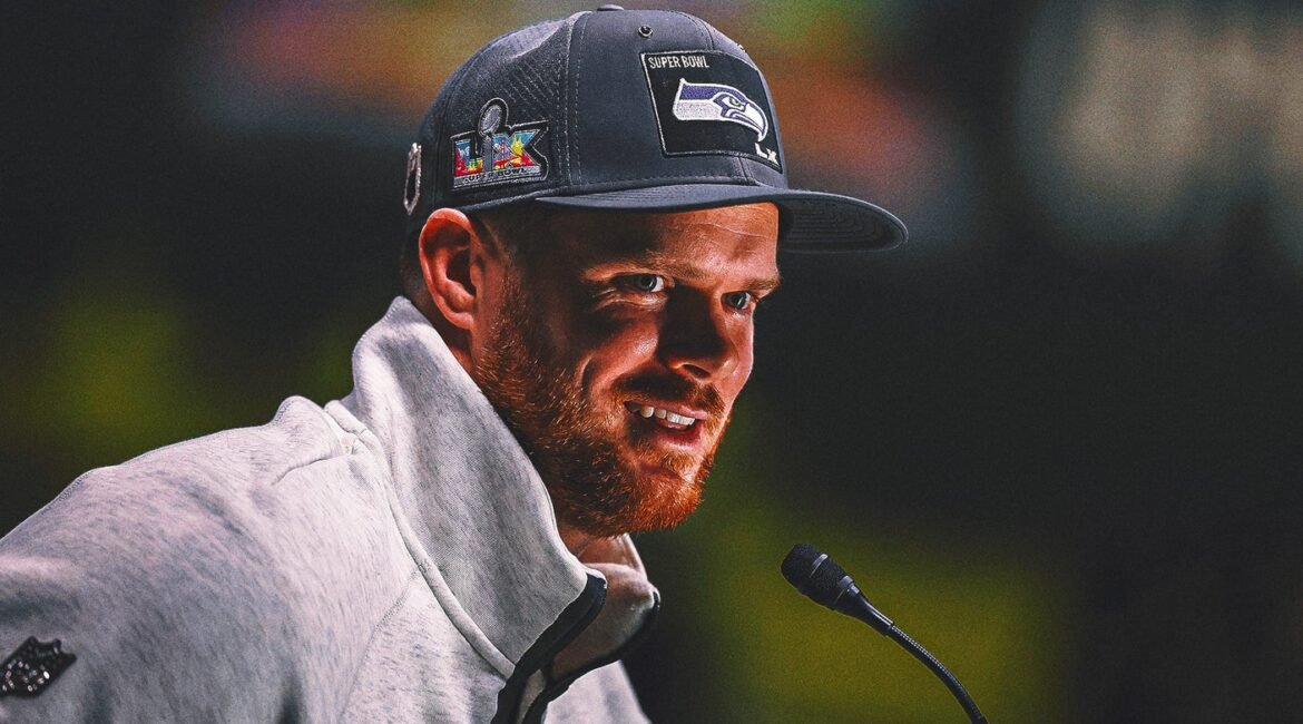 Best of Sam Darnold at Super Bowl LX Media Day 2 darnold1