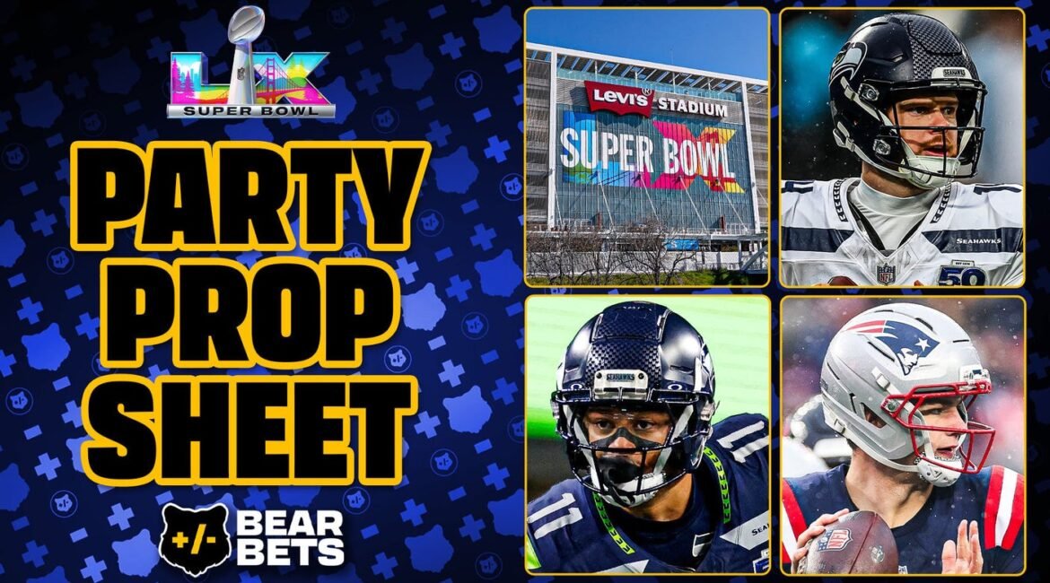 Super Bowl 2026: Chris 'The Bear' Fallica's Party Prop Sheet and Picks 2 pps