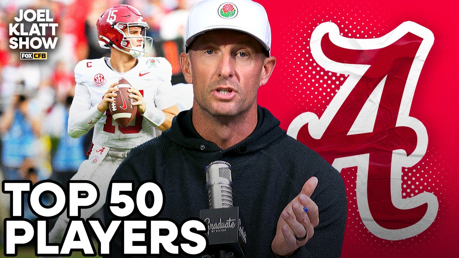 Where Ty Simpson ranks in Joel Klatt's top 50 players