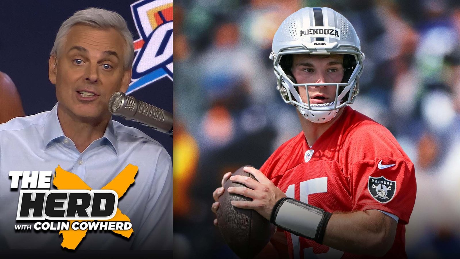 Cowherd Backs Raiders Reload Im A Fan Of Fernando Mendoza
