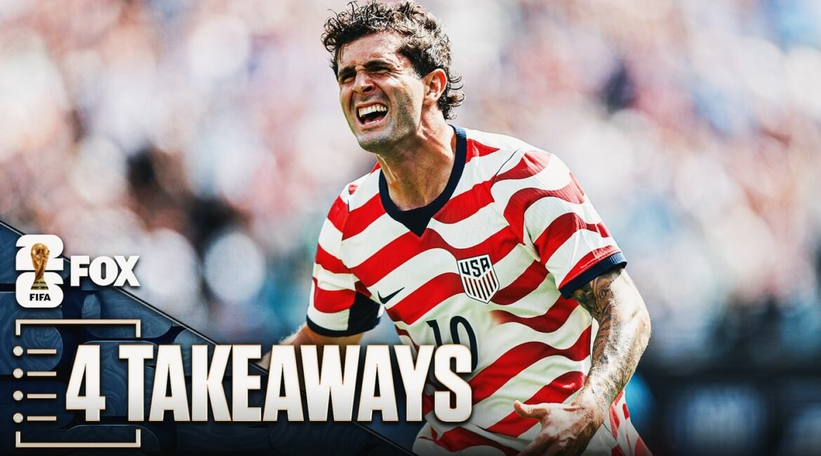 4 Takeaways From USA's 3-2 Win Over Senegal In Pre-World Cup Friendly 1 b9093feb pulisic1