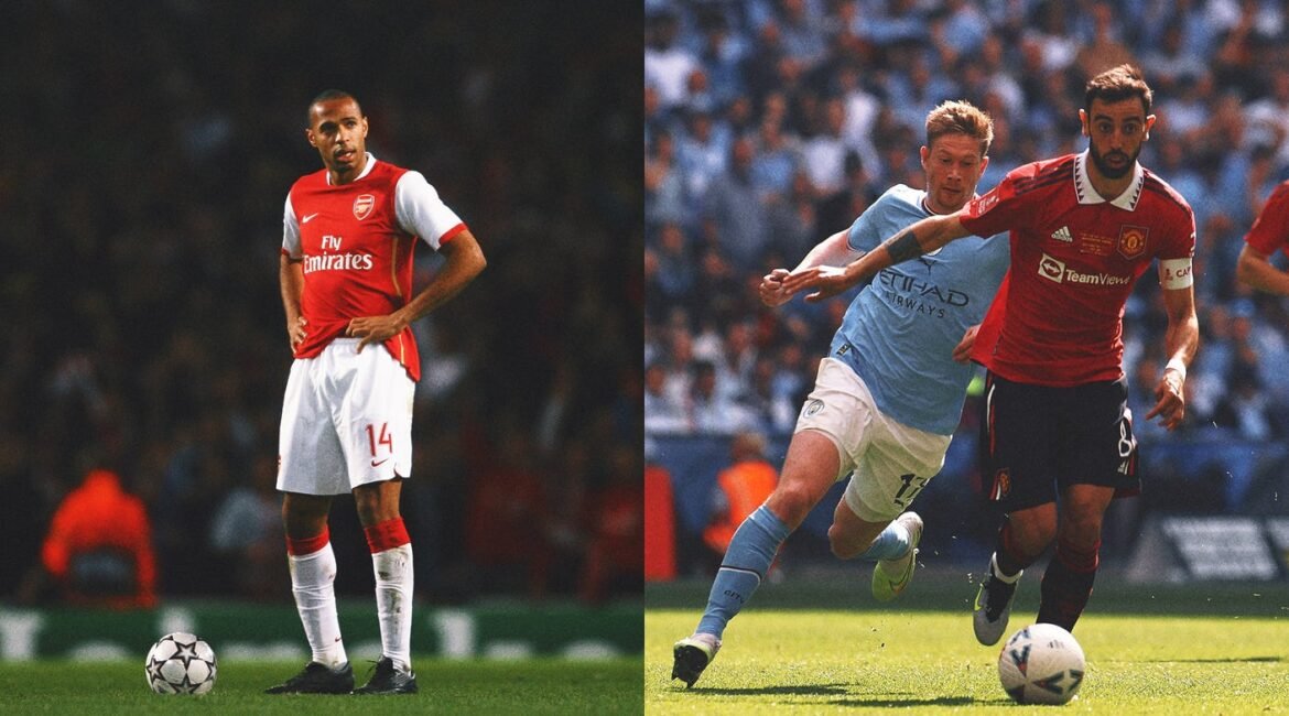 Bruno Fernandes Ties Thierry Henry, Kevin De Bruyne's EPL Assist Record 2 fernandes 1