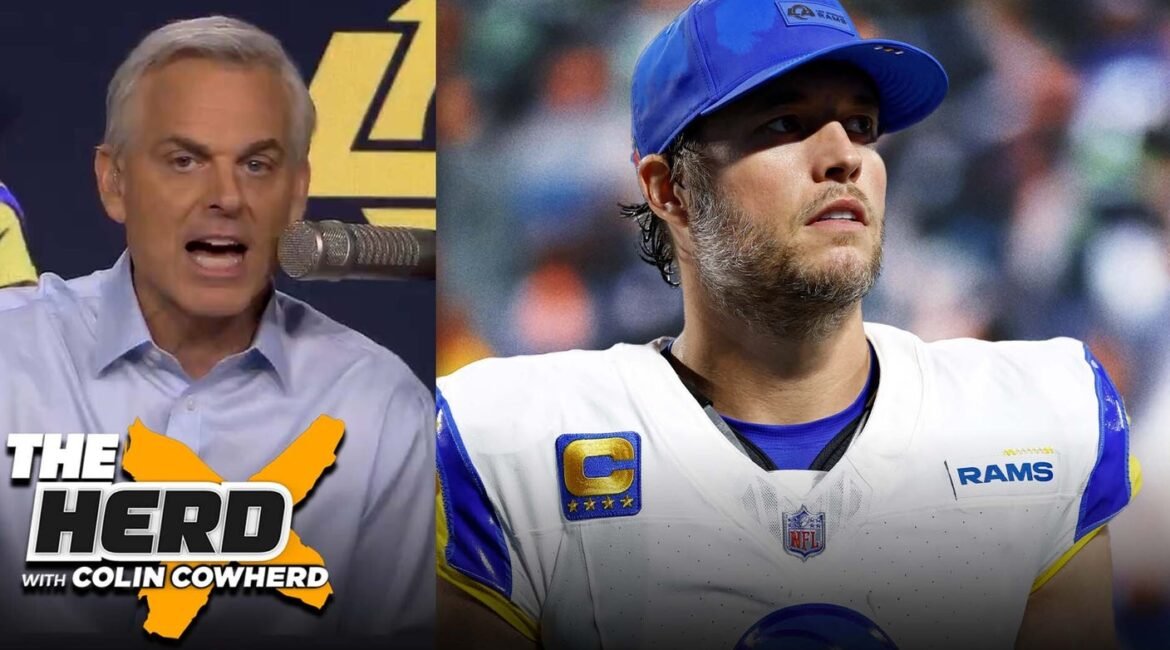 Cowherd Reacts to Stafford's Extension: ‘Win A Super Bowl Now And Next Year" 2 herd 5 22 stafford2