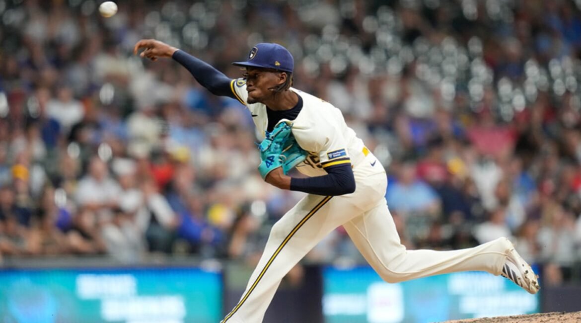 Brewers Pitcher Abner Uribe Suspended 1 Game For Actions Against Cardinals 2 uribe1