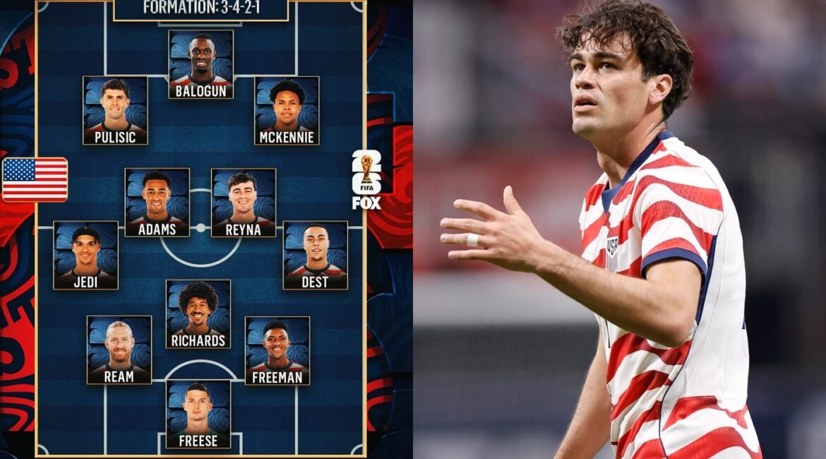 Reyna In the Middle? Three In The Back? Projecting USA's World Cup Starters 1 usmnt