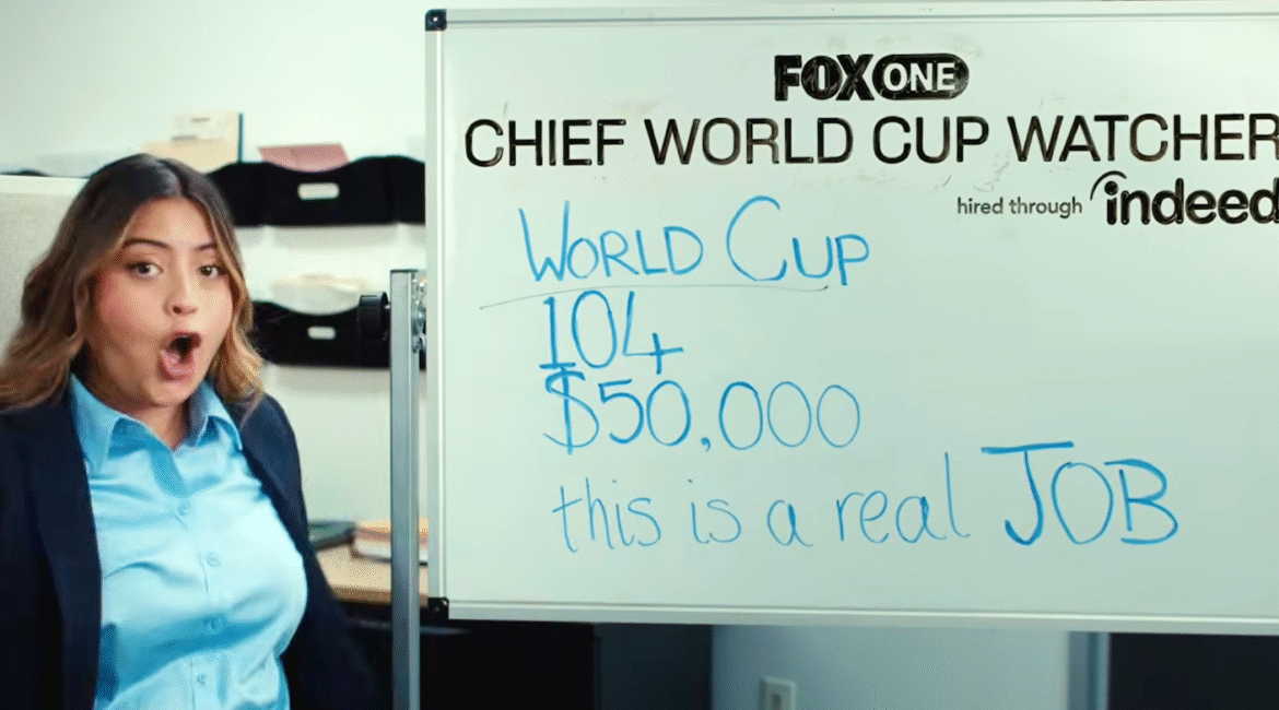 FOX Sports, FOX One, Indeed Launch Search to Find 'Chief World Cup Watcher' 2 wc watcher