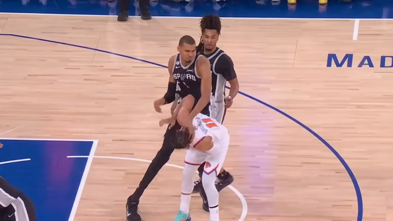 Wembanyama under fire: “The dirtiest player in the league” 1 Wembanyama Vs Bruson NBA Finals 2026 Madison Square Garden