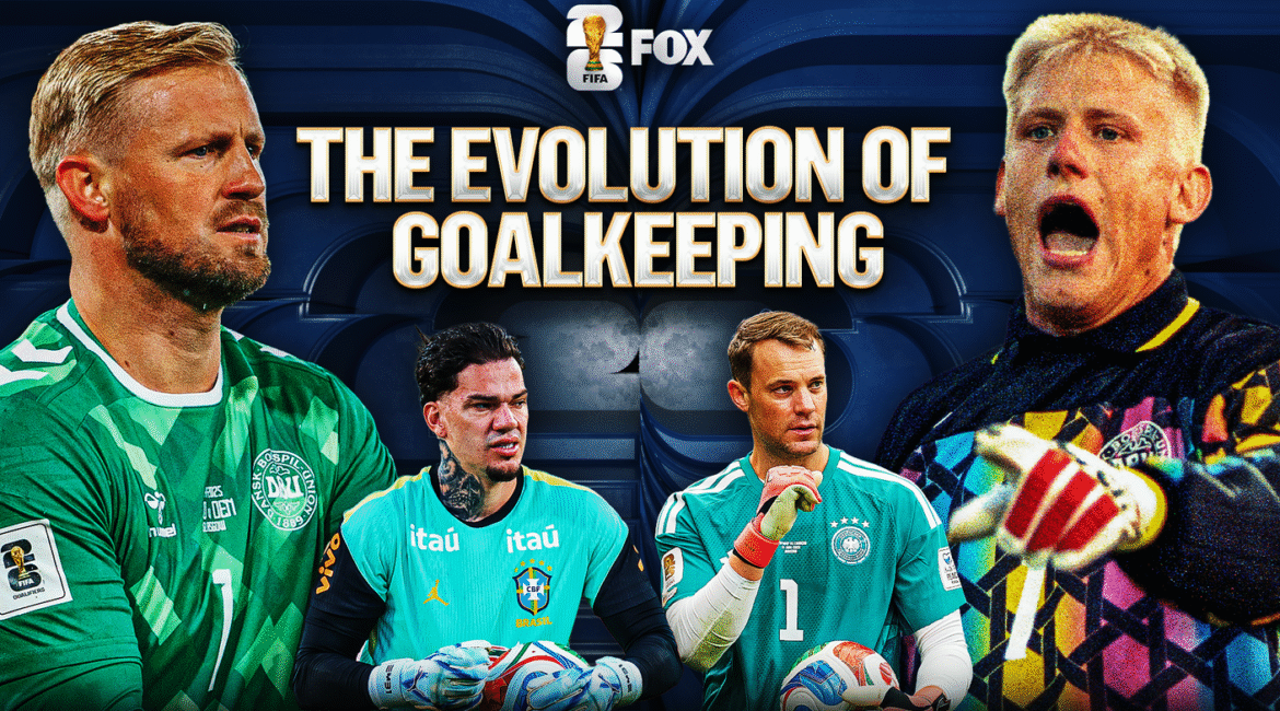 Evolution Of Goalkeeping: Kasper & Peter Schmeichel Examine The Position 1 art of goalkeeping wcartboard 1