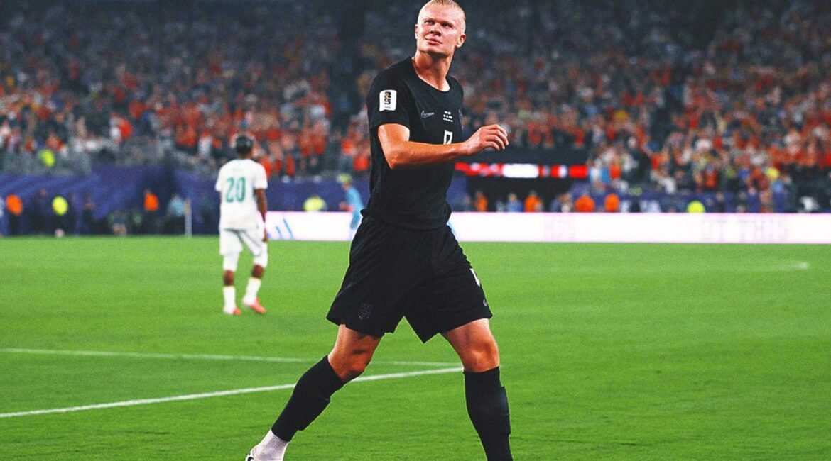Erling Haaland Insists Norway 'Absolutely Not' Contenders for World Cup Trophy 2 haaland horizontal
