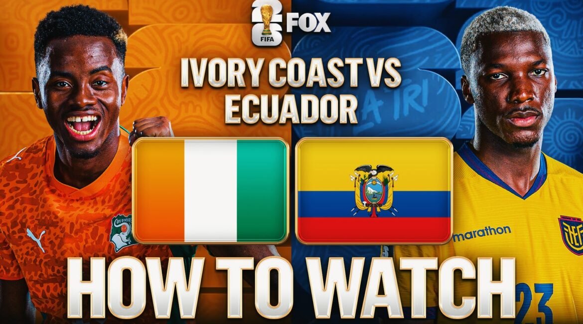 Ivory Coast vs. Ecuador: How to Watch, TV Channel, Live Stream 2 ivorycoast vs ecuador 9x16 1